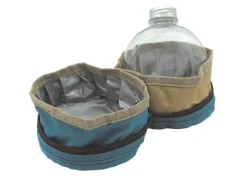 Bols doubles de voyage avec gourde pour chien coloris multicolore Bubimex - 500 ml