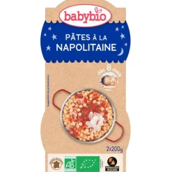 Bonne Nuit Pâtes Napolitaines bio dès 8 mois - 2 x 200 gr