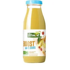 Boost clémentine poire Bio en bouteille de verre Vitamont - 50 cl