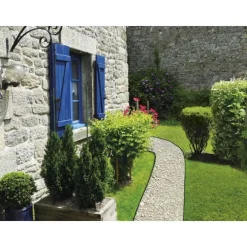 Bordure articulée Artiborda x 5 Polyester recyclé Gris 100x10 cm