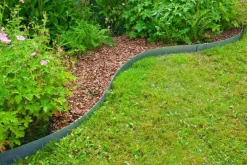 Bordure de jardin en métal gris Nature Outside Living - 264 x 10,2 cm