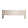Bordure droite pleine en bois 120x30 cm