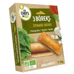 Boreks épinard chèvre Les p'tits chefs du bio - 3 x 50 g
