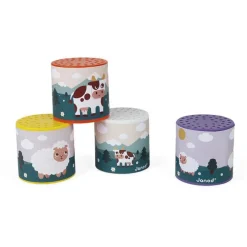 Boîte à meuh et beeh Janod - 4 boîtes