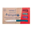 Boîte de 4 couteaux de table coloris multicolore en plastique et inox Opinel - 257 x 54 x 15 cm