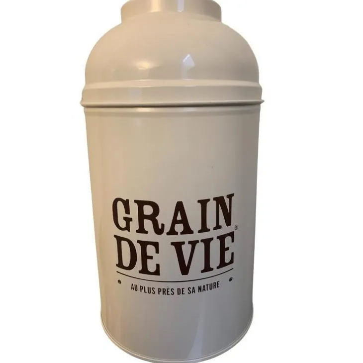 Boîte en métal vrac pour l'alimentation du petit mammifère Grain de Vie - 1 L