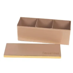 Boîte nude en bois et verre The Essentiel - 21 x 7 x 7,5 cm