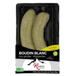 Boudin blanc aux girolles et au Montbazillac x2 (200g)