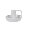 Bougeoir en porcelaine - Ø 11 x h 7 cm