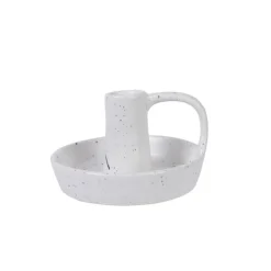 Bougeoir en porcelaine - Ø 11 x h 7 cm