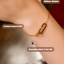 Bougie bijou parfumée My Jolie Candle pain d’épices avec cristal Swarovski - 180 g