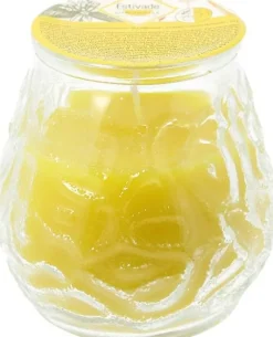 Bougie citronnelle Low boy Estivade coloris jaune Denis & Fils - 200 g