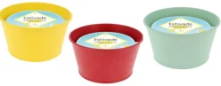 Bougie citronnelle pot métal coloris multicolore en cire Estivade Denis & Fils - Ø 12 x 7,4 cm