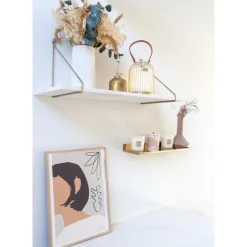 Bougie déco parfumée et rechargeable Iris cachemire Esteban - 180g