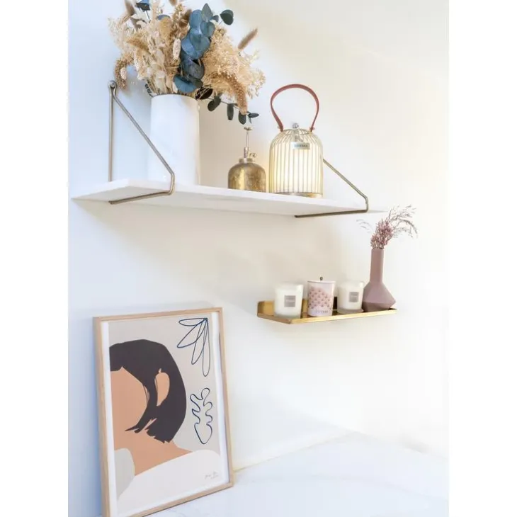 Bougie déco parfumée et rechargeable Iris cachemire Esteban - 180g