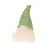 Bougie forme gnome à chapeau vert Henry - 13 x 6,8 x 6 cm