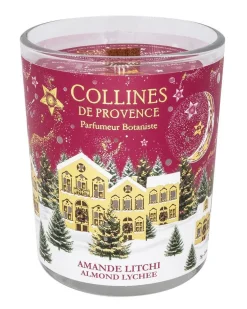 Bougie parfumée amande-litchi Collines de Provence - 75 g