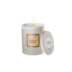 Bougie parfumée blanche 180 g parfum Thé blanc