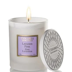 Bougie parfumée blanche les Naturelles senteur lavande fine 180 g