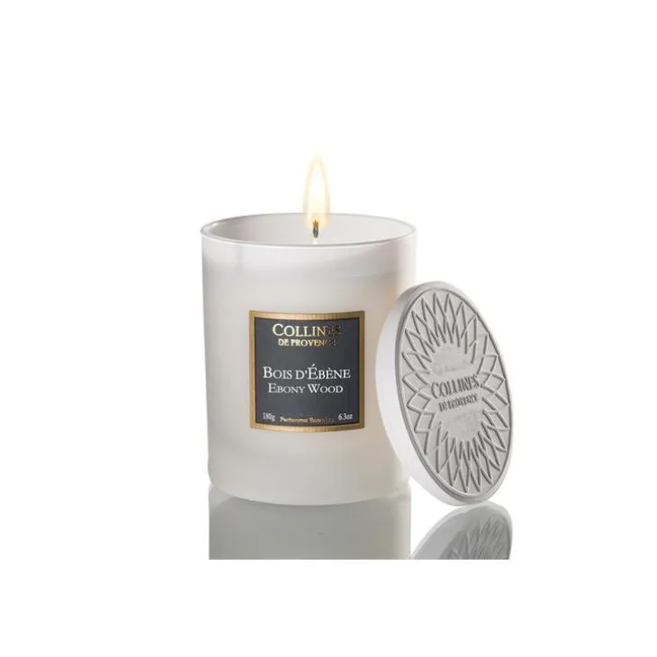 Bougie Parfumée Bois d’Ébène – 180 gr