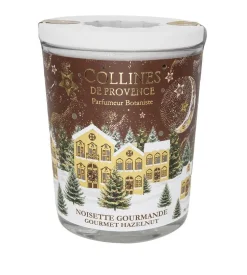 Bougie parfumée cire végétale Noisette gourmande Collines de Provence - 180 g