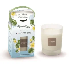Bougie parfumée initiale Esteban senteur Monoï soleil - 180 g