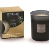Bougie parfumée Initiale Esteban collection Vanille d'or – 180 g