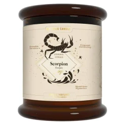 Bougie parfumée pêche poire santal My jolie Candle Astrale scorpion - 300 g