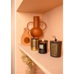 Bougie parfumée rechargeable Initiale Figue noire Esteban - 180 g