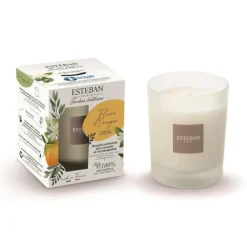 Bougie parfumée rechargeable Fleurs d'oranger Esteban - 180 g