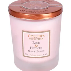 Bougie parfumée rose hibiscus