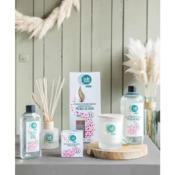 Bougie parfumée senteur pétale de rose contrôlée par Ecocert Greenlife Bulle de Nature par botanic® - 70 g