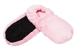 Bouillotte chausson coloris rose en grains de blé et lavande L'Artisan du bien-être - Taille unique