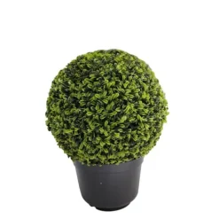 Boule buis articielle en pot - Ø 22 cm