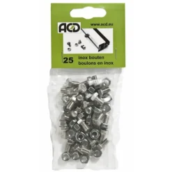 Boulons et écrous en inox tous types de serres en verre ACD