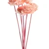 Bouquet de 8 roses artificielles beauty coloris rose -  Ø 6 cm x 40 cm