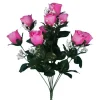 Bouquet de boutons de rose artificiels x 9
