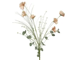 Bouquet de dahlia coloris rose en polyester - 10 x 22 x 65 cm