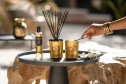 Bouquet parfumé et recharge Esteban collection Vanille d'or – 100 ml