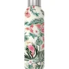 Bouteille coloris multicolore en acier inoxydable jungle flora Quokka - 630 ml