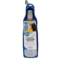 Bouteille d'eau de voyage pour chien coloris bleu Duvoplus - 500 ml