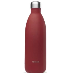 Bouteille Granite Rouge isotherme Qwetch - 1,5 L