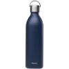 Bouteille isotherme en inox recyclé coloris bleu marine Qwetch Active Matt - 1000 ml