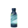 Bouteille isotherme icon Aura coloris bleu en inox Qwetch - 500 ml