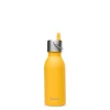 Bouteille isotherme Kids Matt en inox coloris jaune Qwetch - 350 ml