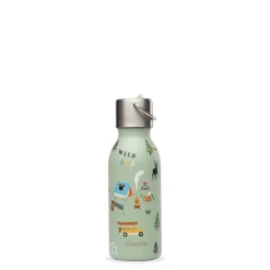 Bouteille isotherme Kids Yosemite en inox coloris vert Qwetch - 350 ml