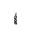 Bouteille isotherme motif feuilles bleues et rouges en inox Qwetch - 600 ml