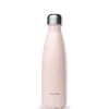 Bouteille isotherme Qwetch en inox Pastel rose 500 ml