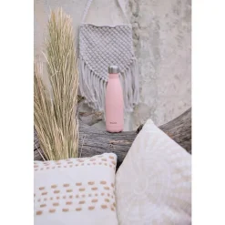 Bouteille isotherme Qwetch en inox Pastel rose 500 ml