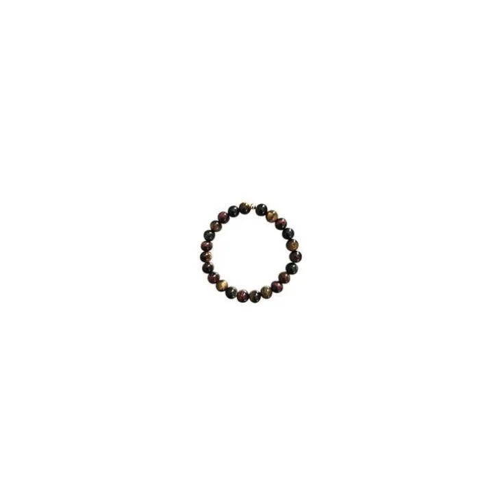 Bracelet œil tigre taureau faucon homme - 8mm